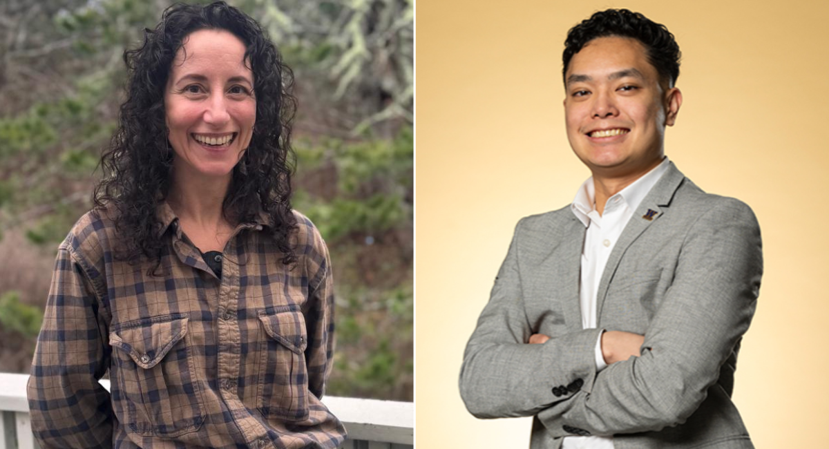 SPH faculty Jamie Donatuto and recent grad Vincent Da