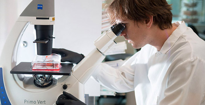 research lab microscope